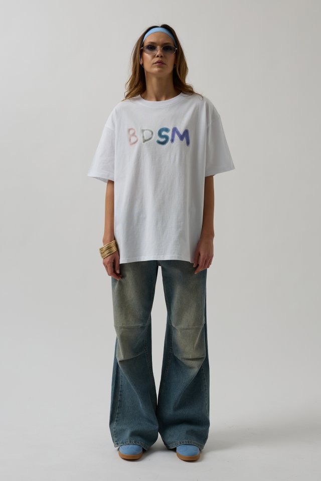 Sırt Ve Ön Baskılı Oversize T-Shirt