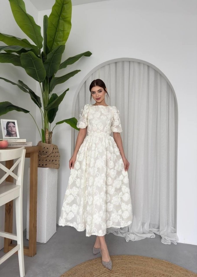 Wear Sırt Bağlama Detaylı Elbise