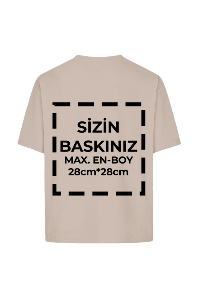 Tişört Tasarla 24/1 Kumaş - Bej
