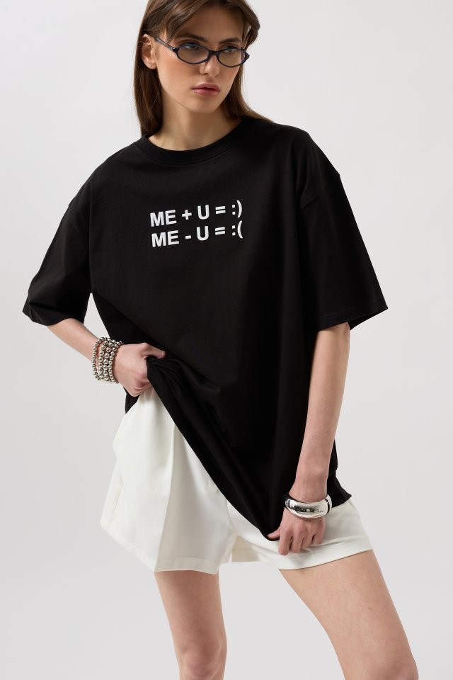 Kabartma Baskılı T-Shirt