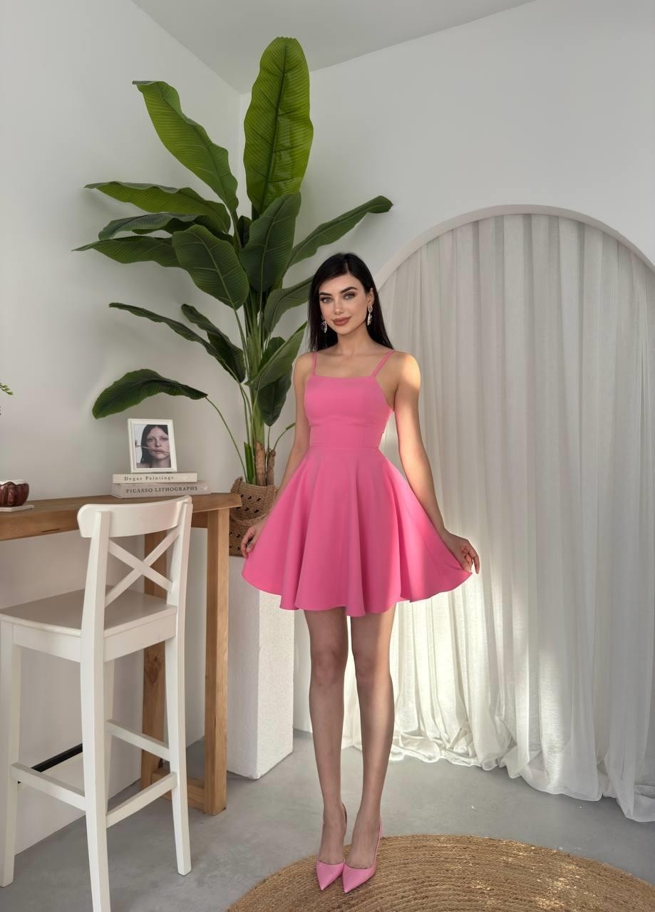 Pole İp Askılı Elbise
