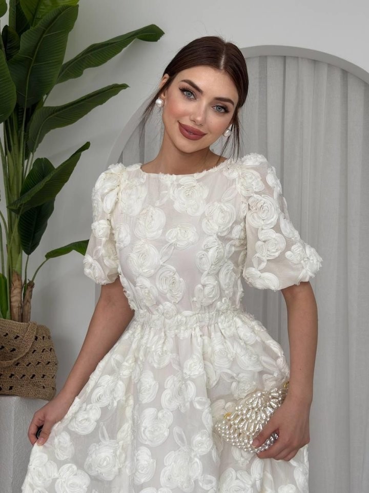 Wear Sırt Bağlama Detaylı Elbise