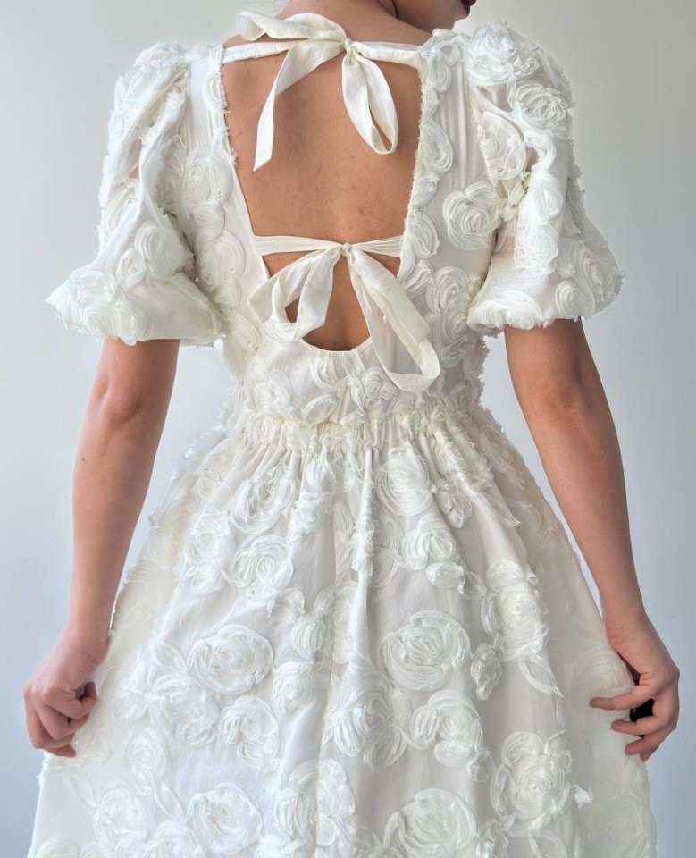 Wear Sırt Bağlama Detaylı Elbise