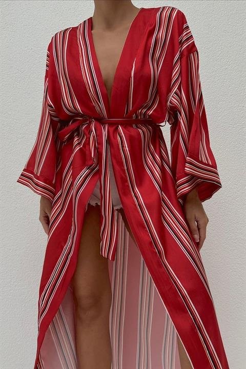 Lucinda Çizgili Kimono 5014-04