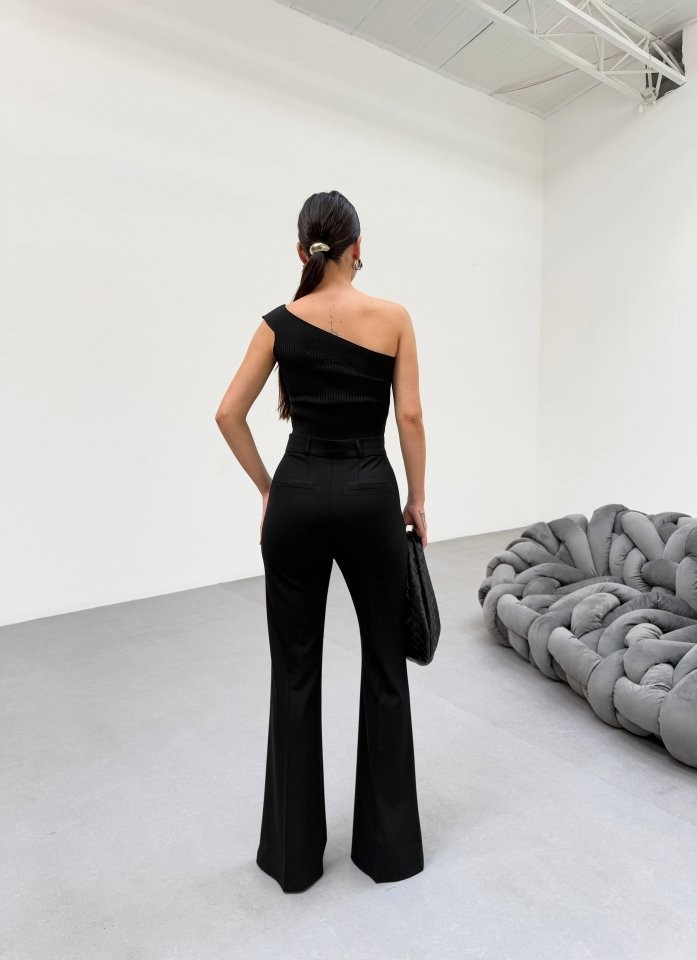 230 Gr Poly Viscose Full Lycra İspanyol Paça Pantolon