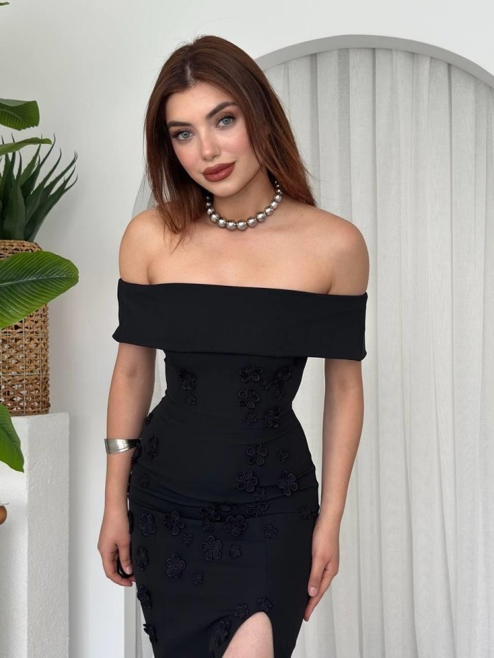 Cası Straplez  Elbise