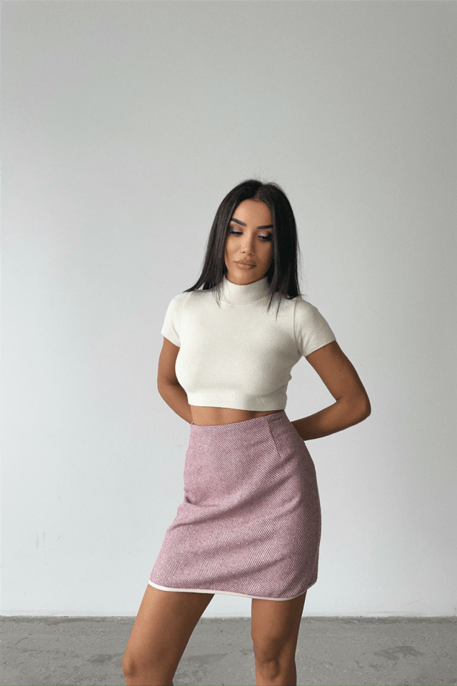KAŞE KISA ETEK - Pembe