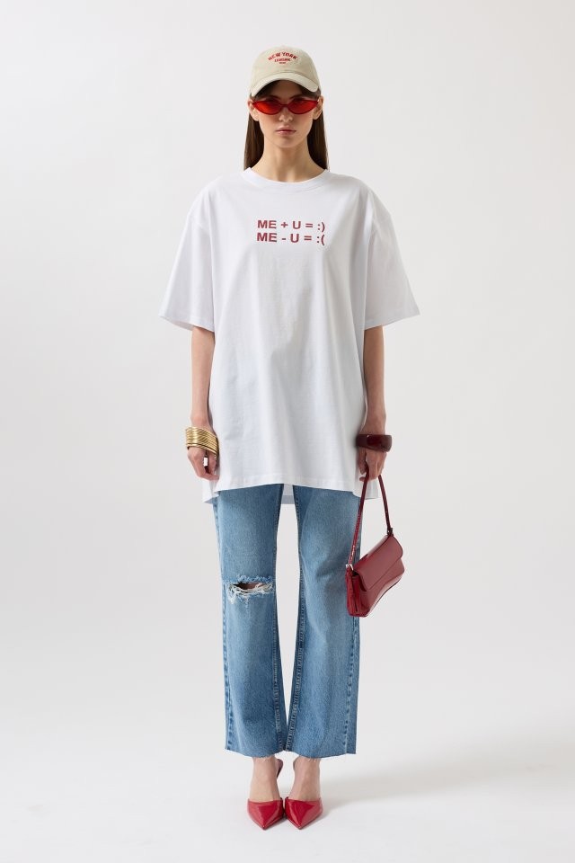 Kabartma Baskılı T-Shirt