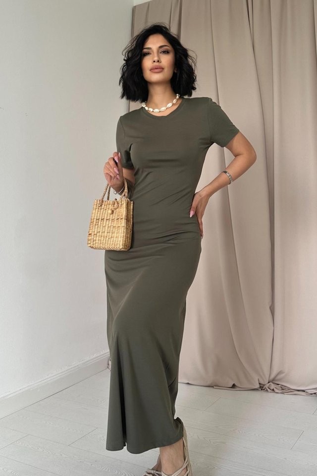 Haki Basic Elbise