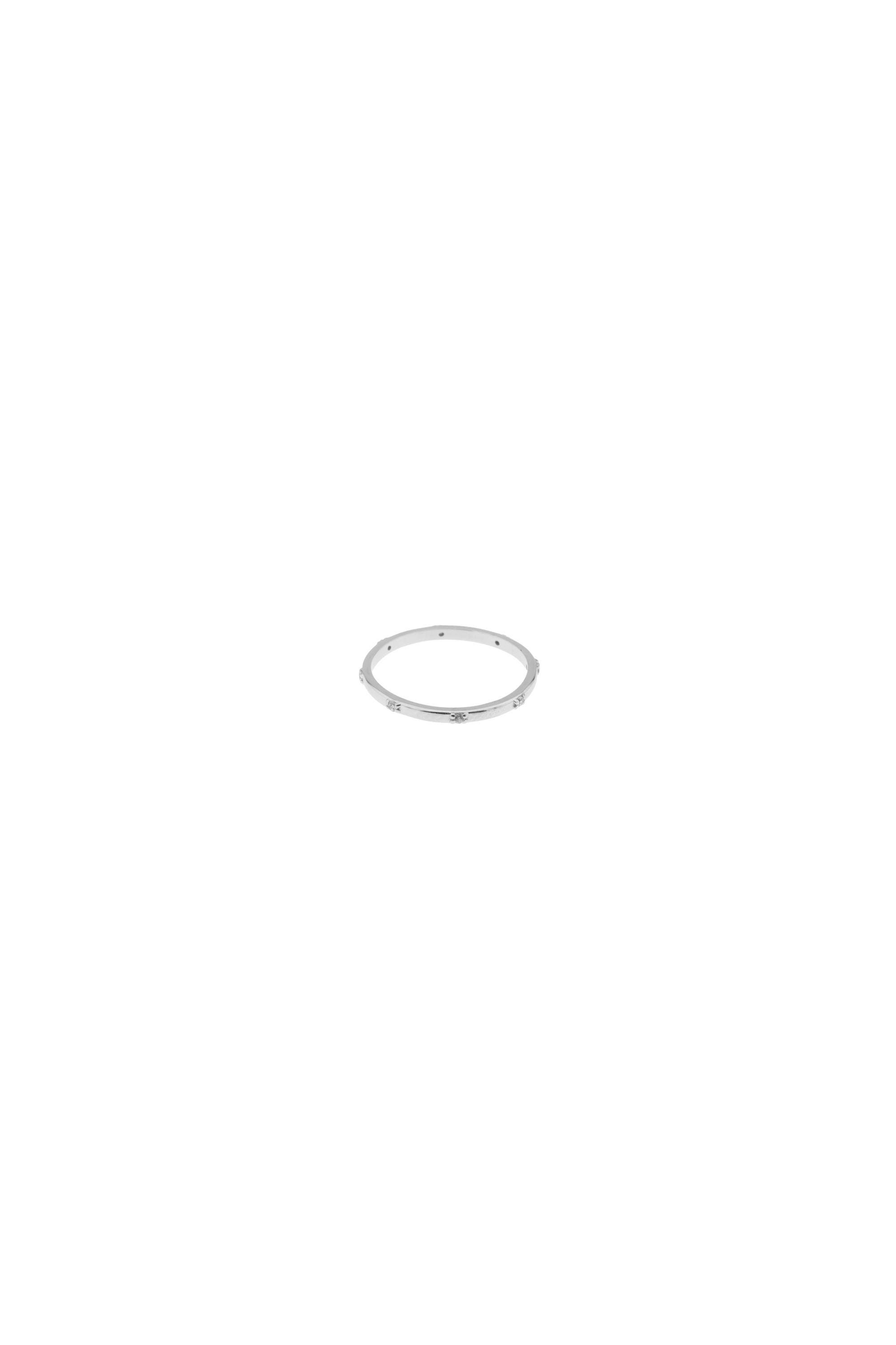 Diamant-Bandring aus 14-karätigem Massivgold für Damen | Bündig gefasstes Diamantband | Stapelbarer Ring aus 14-karätigem Diamant | Hochzeits- oder Jubiläumsgeschenk für Sie