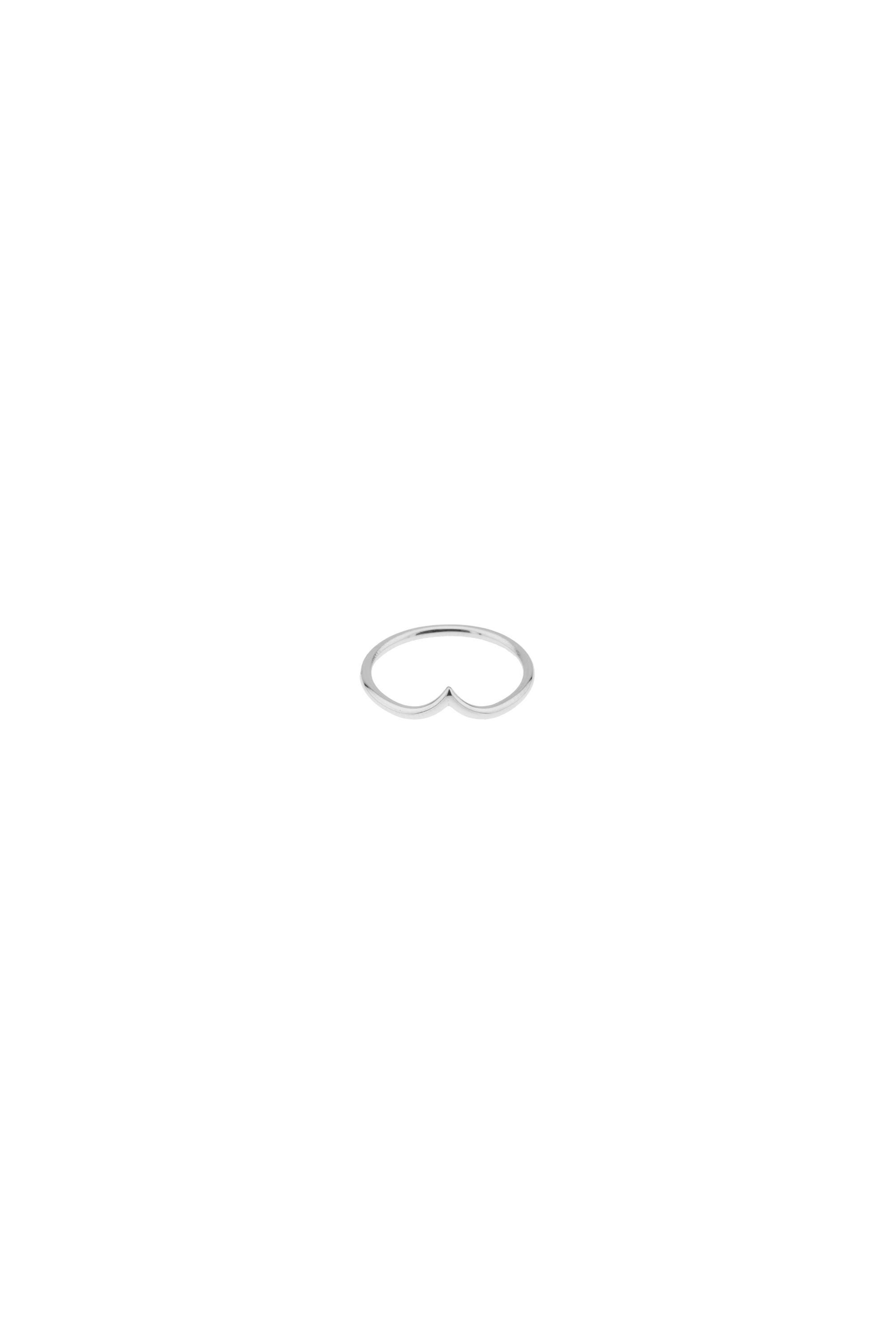 V-Ring aus 14K Massivgold | Chevron-Ring für Damen | Wishbone-Design | 14K Gold Stapelring | Ideales personalisiertes Geschenk