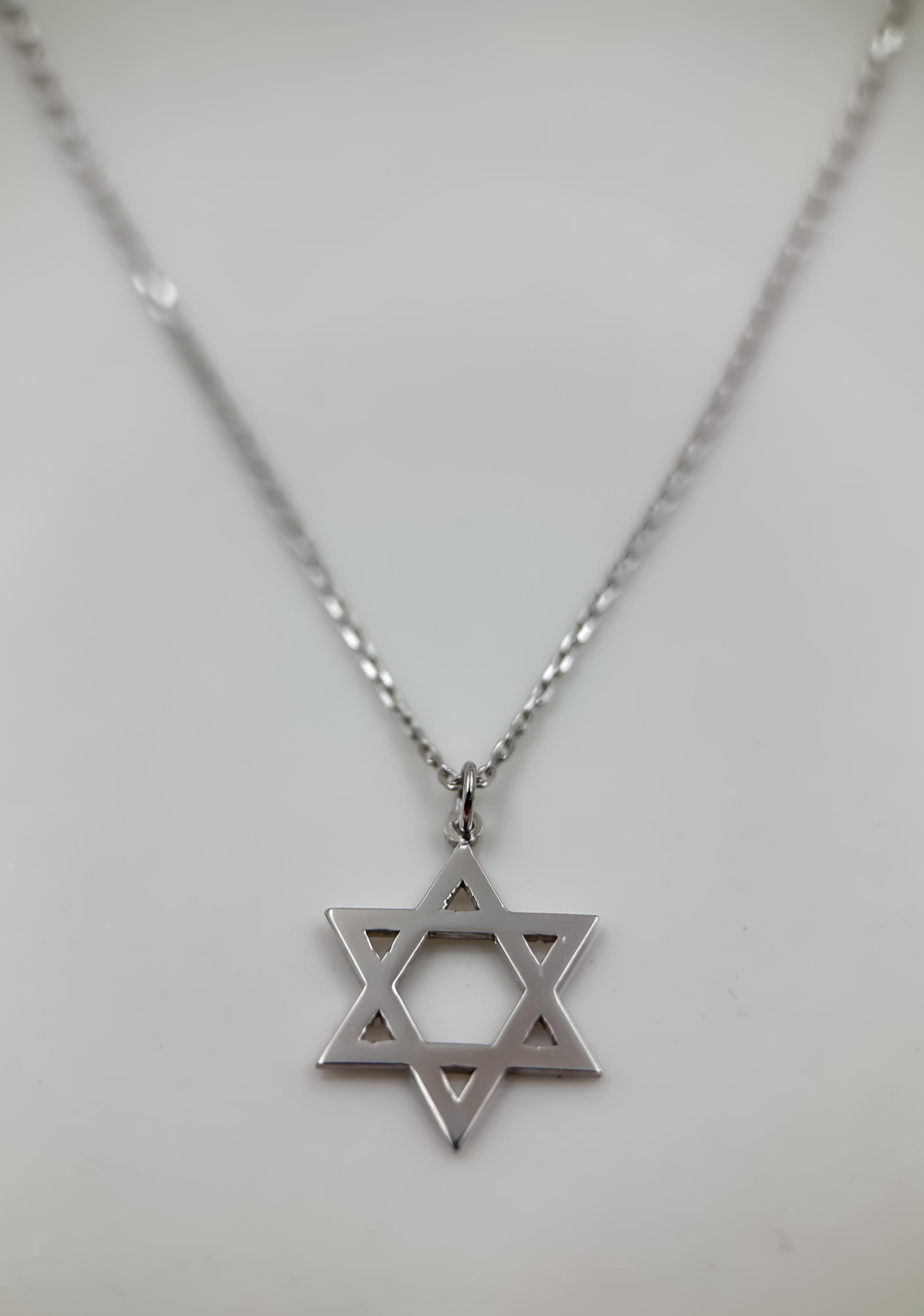 14K Gold Star of David Necklace for Women | Elegant Star Pendant | Minimalist Celestial Jewelry | Genuine 14K Gold | Perfect Gift for Her