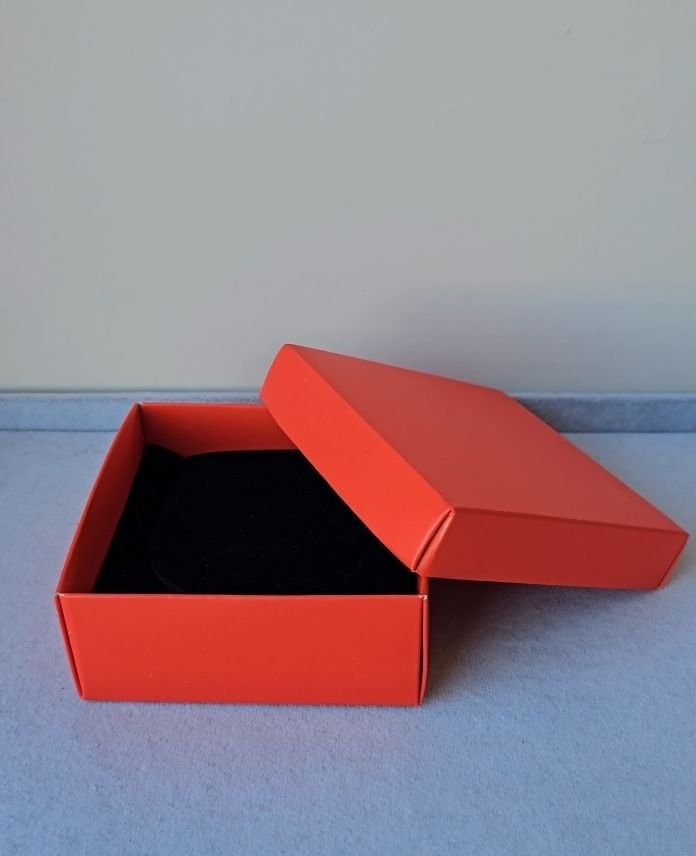 Aksesuar 3X9X9Cm Süngerli Kırmızı Kutu