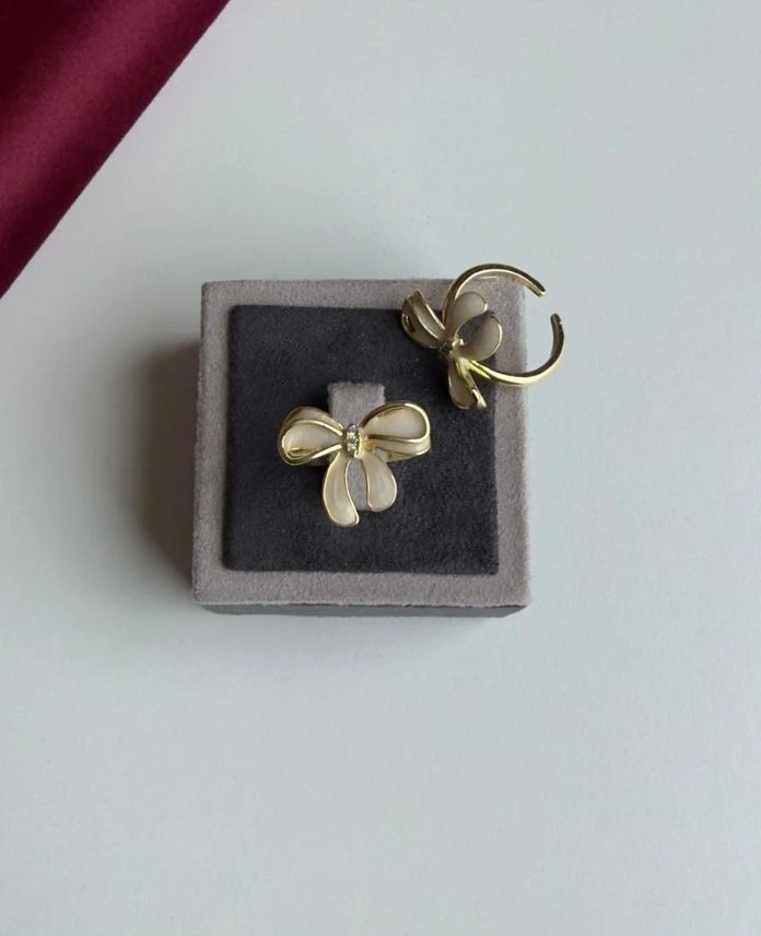 (12 Lİ PAKET İNDİRİMLİ) Çelik Ayarlamalı Kurdele Sedef Yüzük