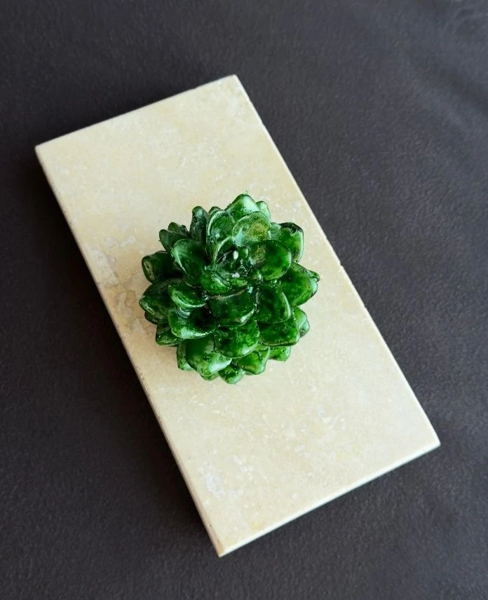 Aksesuar Kozalak Yeşil 8Cm Kokulu Mum