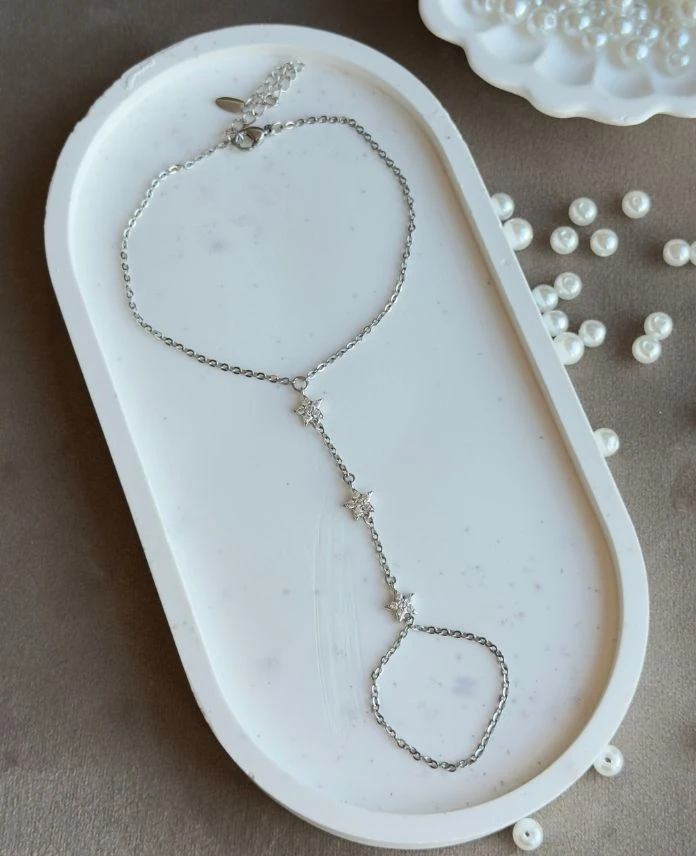 Xuping Yıldız Taşlı Silver Şahmeran