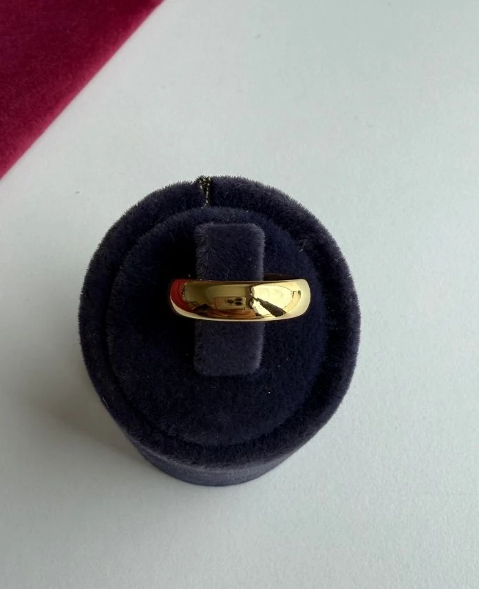 Xuping 4mm Alyans 14K Yüzük