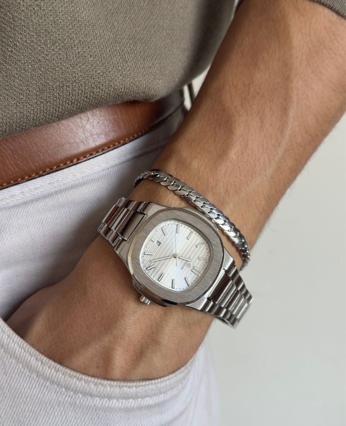 Erkek Saat Bileklik Kombin