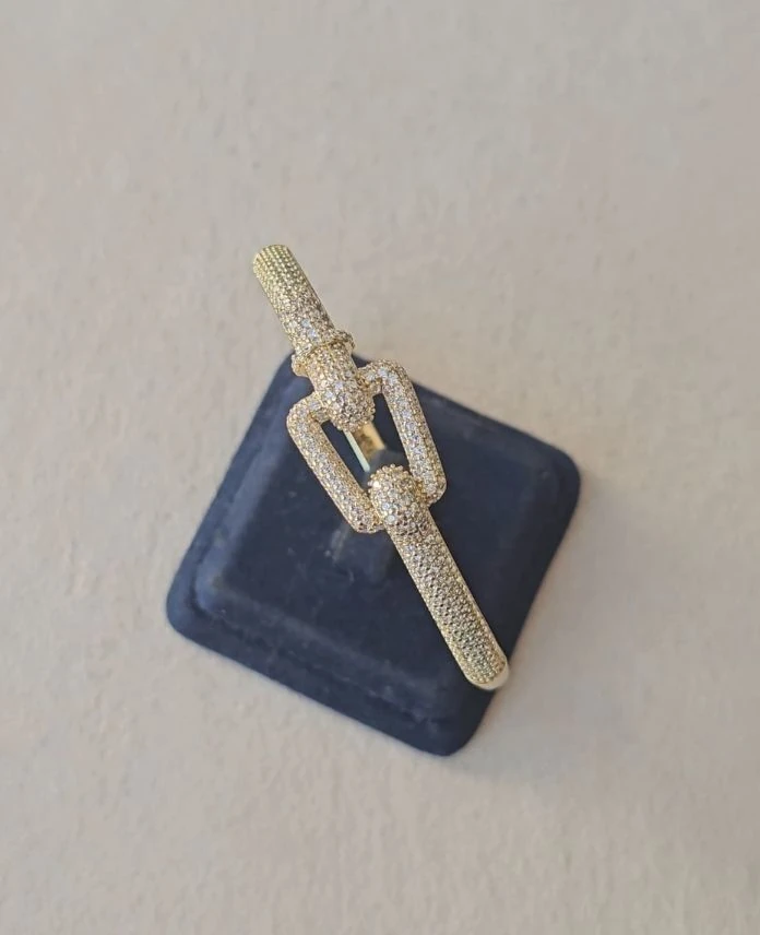 Xuping Kemer Taşlı 14K Kelepçe