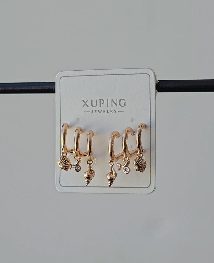Xuping 3 Lü İstiridye Rose Küpe