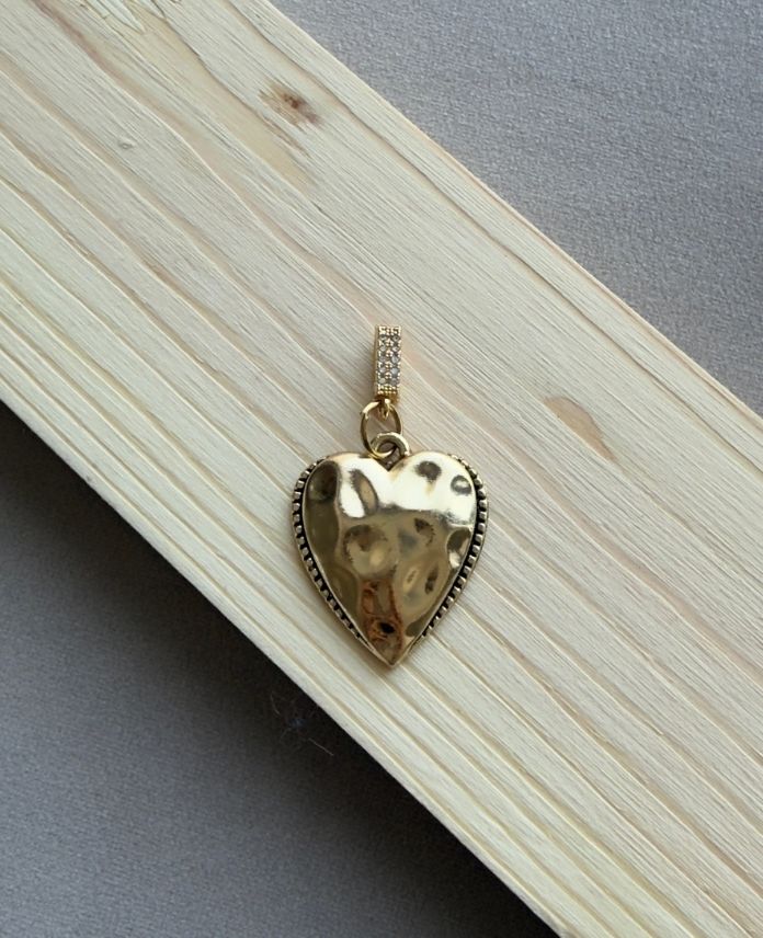 Pirinç Fermuar Charm