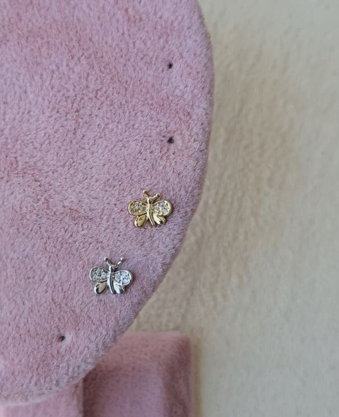 Çelik Arılı (Arkası Düz) Piercing