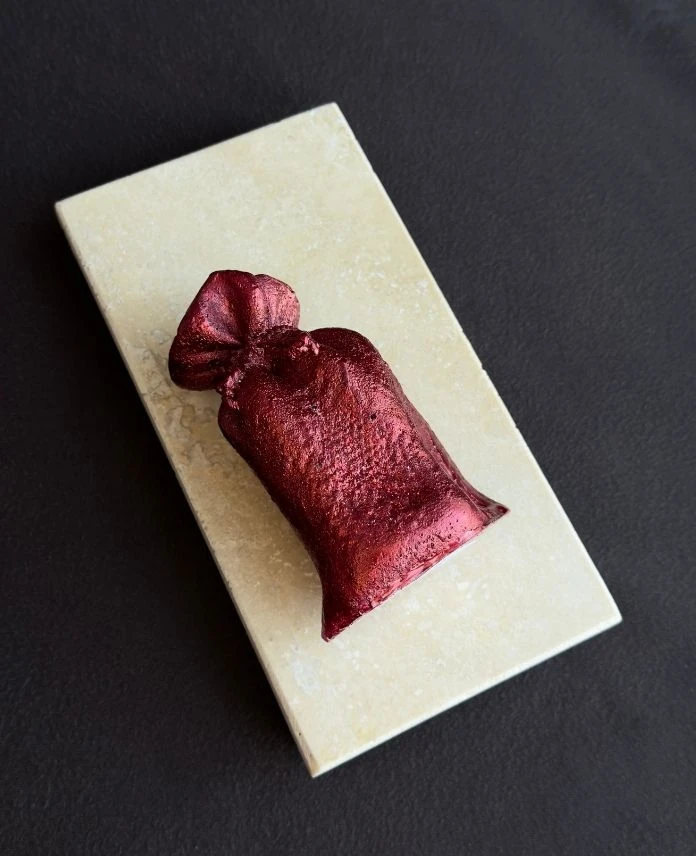 Aksesuar Çuval 10Cm Kırmızı Kokulu Mum