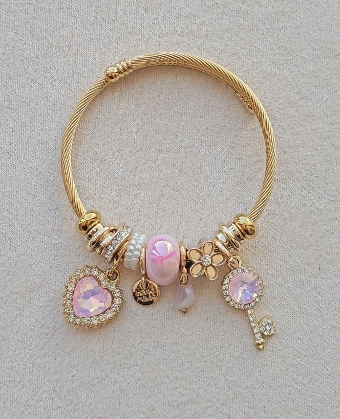 Pndr Gold Kalp Pembe