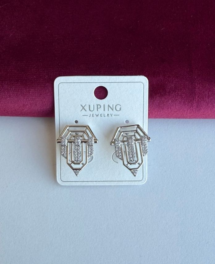 Xuping Çağla Taşlı Silver Küpe