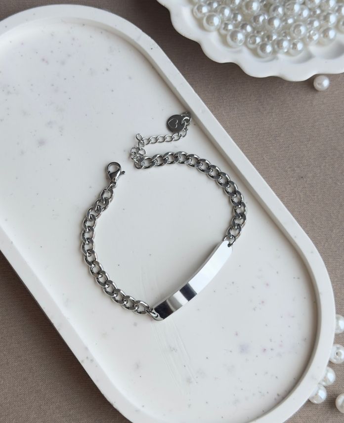 Çelik Plaka Bileklik