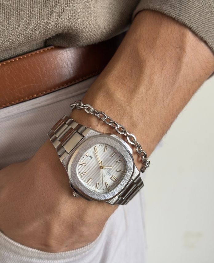 Erkek Saat Bileklik Kombin