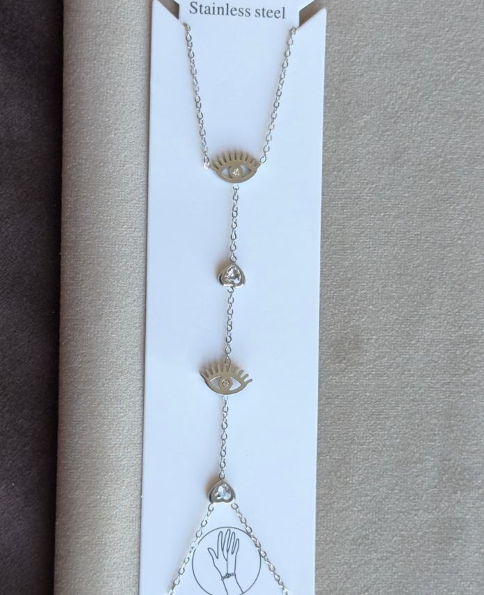 Çelik Göz Kalp Taşlı Şahmeran