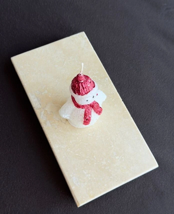 Aksesuar Kardan Adam 10Cm Kokulu Mum