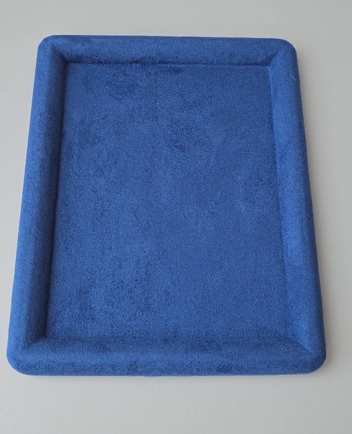 Aksesuar Dikdörtgen Tepsi 20X25Cm Mavi Stand