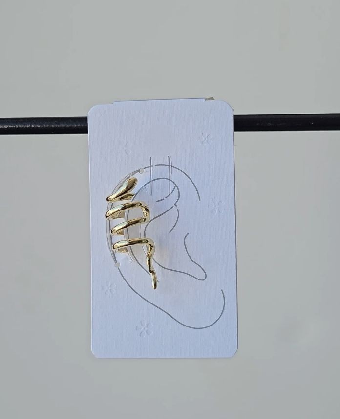Pirinç Yılan Earcuff