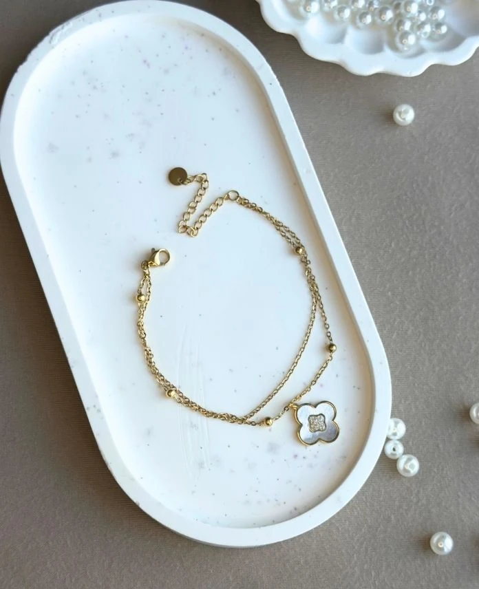 Çelik 2 Li Yonca Bileklik