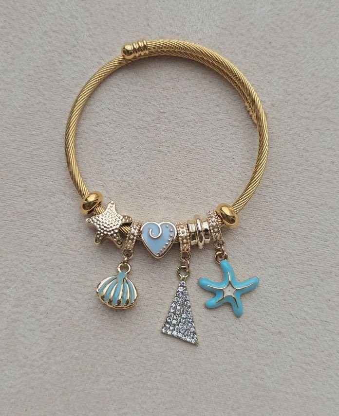 Pndr Gold Deniz Yıldızı Mavi
