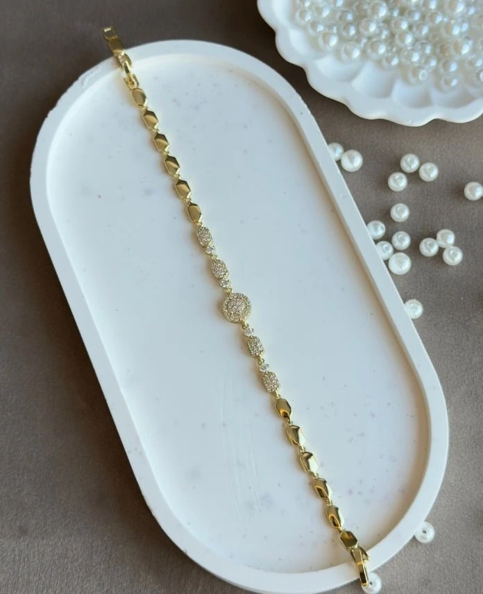 Xuping Yuvarlak Taşlı 14K Bileklik