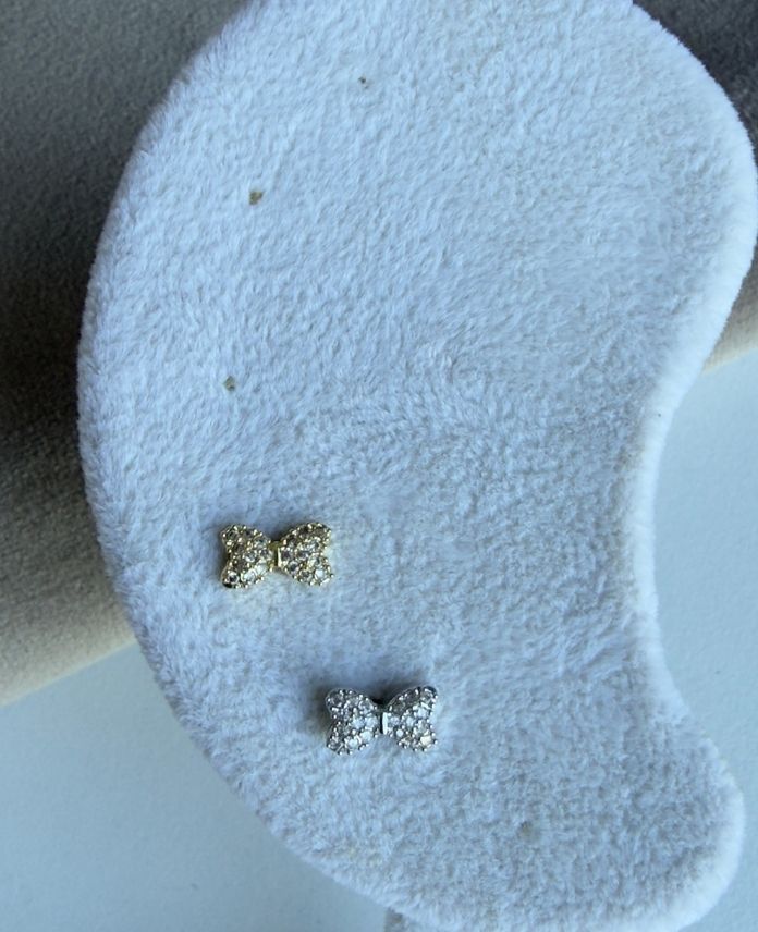 Çelik Kurdele Taşlı (Arkası Düz) Piercing