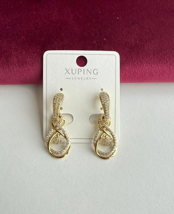 Xuping Sonsuz Taşlı 14K Küpe