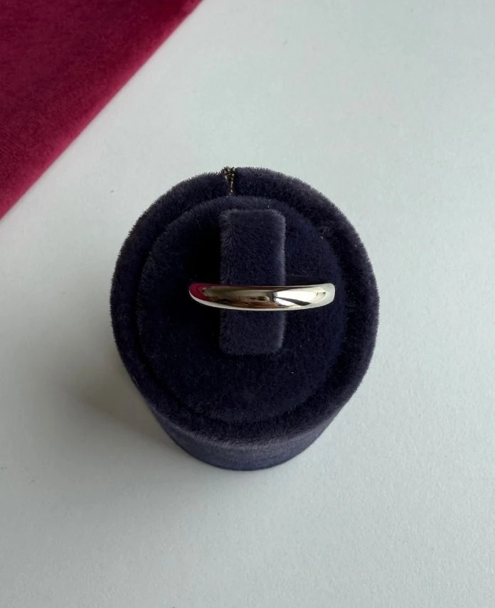 Xuping 2mm Alyans Silver Yüzük