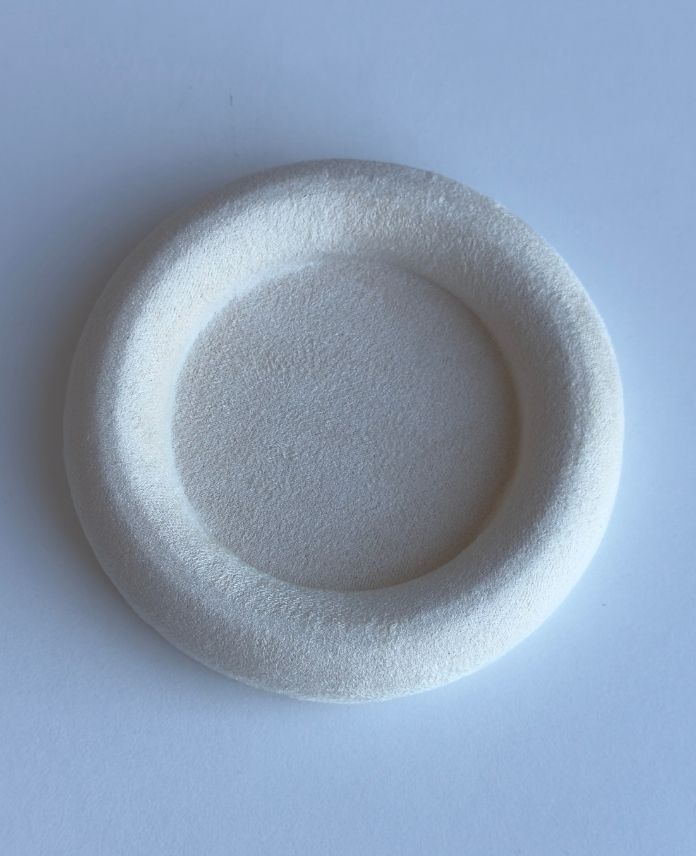 Aksesuar Yuvarlak Çap 12Cm Beyaz Tabla