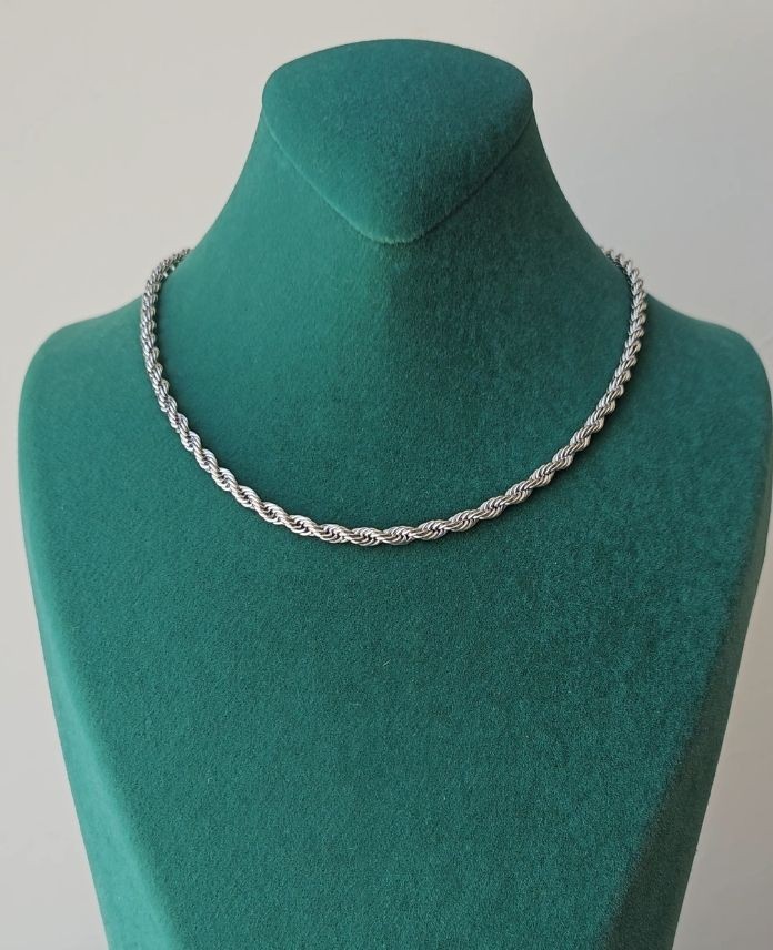 Çelik 4Mm Burgu 45Cm Kolye