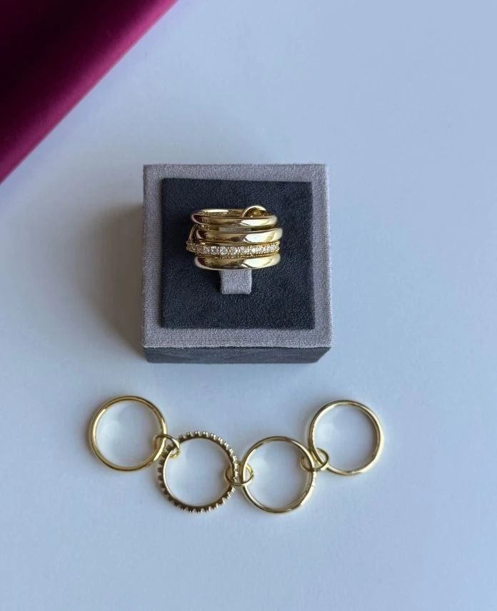 Pirinç Numaralı 4 Li Taşlı Yüzük