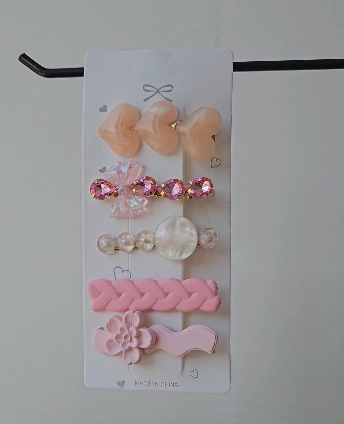 Aksesuar 5 Li Pembe Set Toka