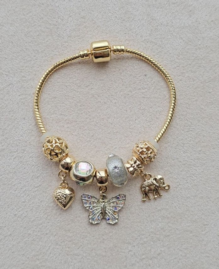 Pdnr Gold Gerçek Kelebek Fil Beyaz