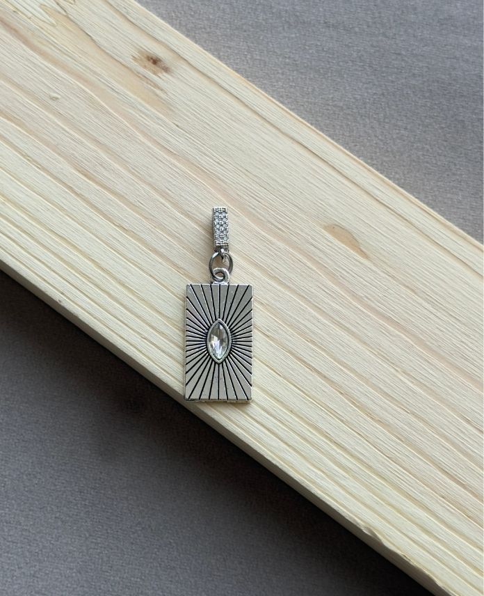 Pirinç Fermuar Charm