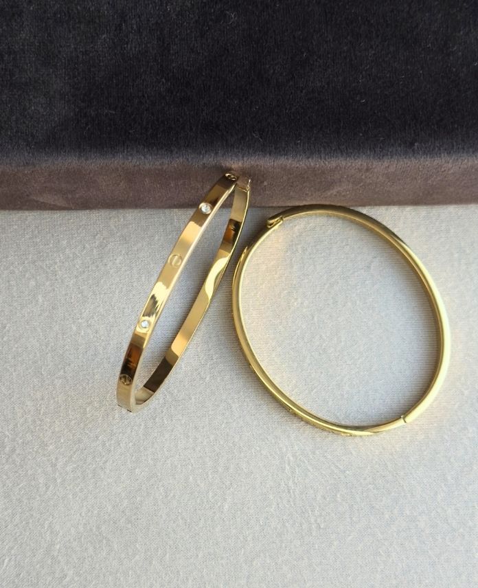 Çelik İnce Taşlı Kelepçe