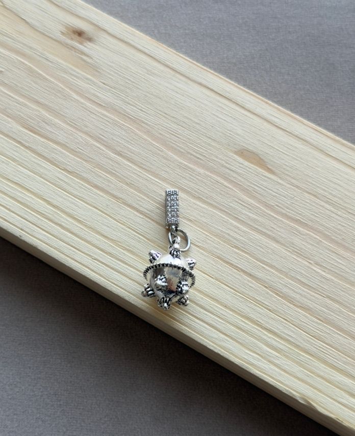 Pirinç Fermuar Charm