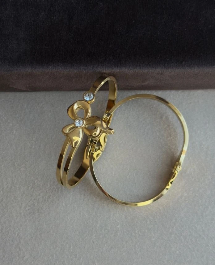 Çelik Kurdele Taşlı Kelepçe